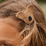 Donsje | Hairclip Josy Koala - Truffle Nubuck