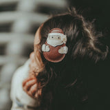 Donsje | Hairclip Wonda - Santa Burgundy Leather
