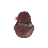 Donsje | Hairclip Wonda - Santa Burgundy Leather