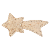 Donsje | Hairclip Wonda - Shooting Star Cream Metallic Suede