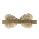 Donsje | Bow Tie Furro - Beige Curly Faux Fur