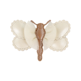 Donsje | Alja Clip Shimmer Libelle - Off White Metallic Leather