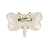 Donsje | Alja Clip Shimmer Libelle - Off White Metallic Leather