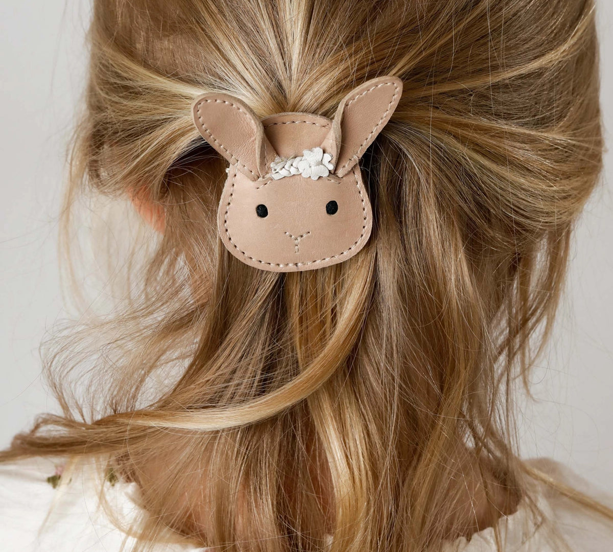 Donsje | Hairclip Stelloux Bride - Light Rust Leather