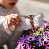 Donsje | Alja Chain Shimmer Libelle - Off White Metallic