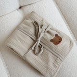 Donsje | Ploekie Muslin Blanket XL Bear - Taupe