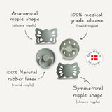 Frigg | Baby Pacifier Moonlight Sailing (4pack) - Sage