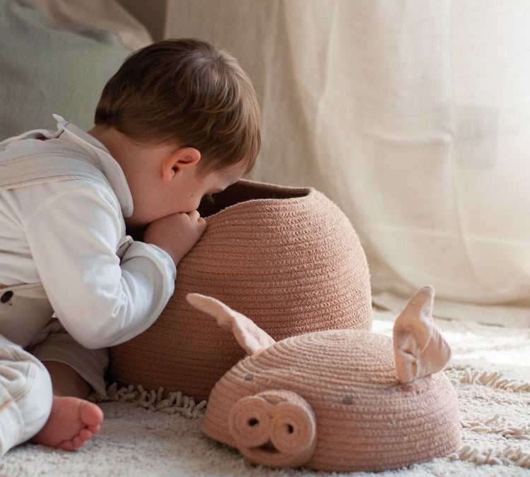 Lorena Canals Basket Peggy the Pig