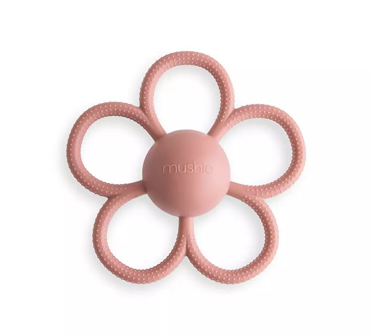 Mushie Rattle Teether Daisy