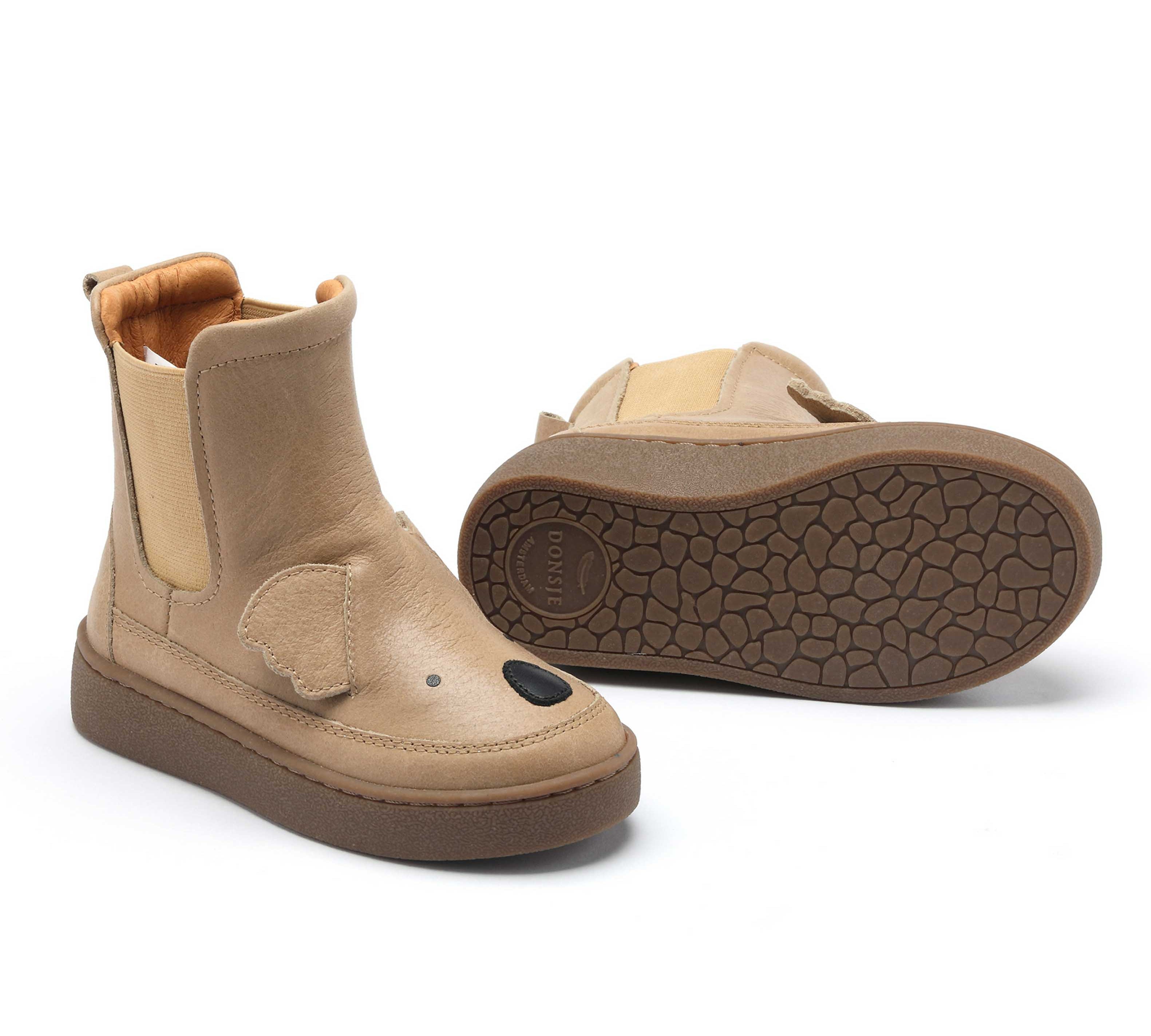 Donsje Kids Shoes Thuru Koala Leather Truffle