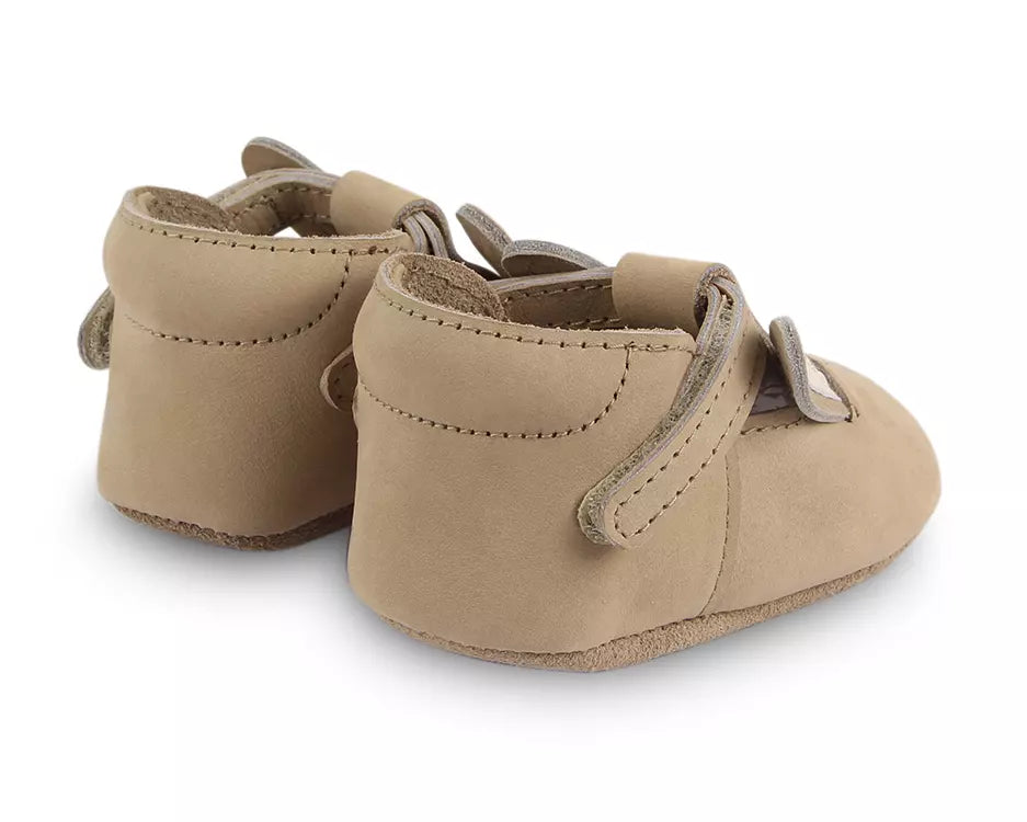 Donsje | Baby Shoes Spark Classic Bunny - Taupe Nubuck