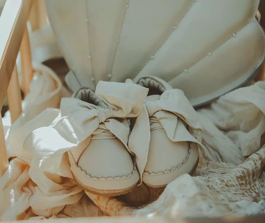 Donsje | Baby Shoes Lonny - Cream Leather