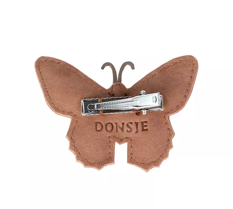 Donsje | Hairclip Zaza Sky Papillon - Walnut Nubuck