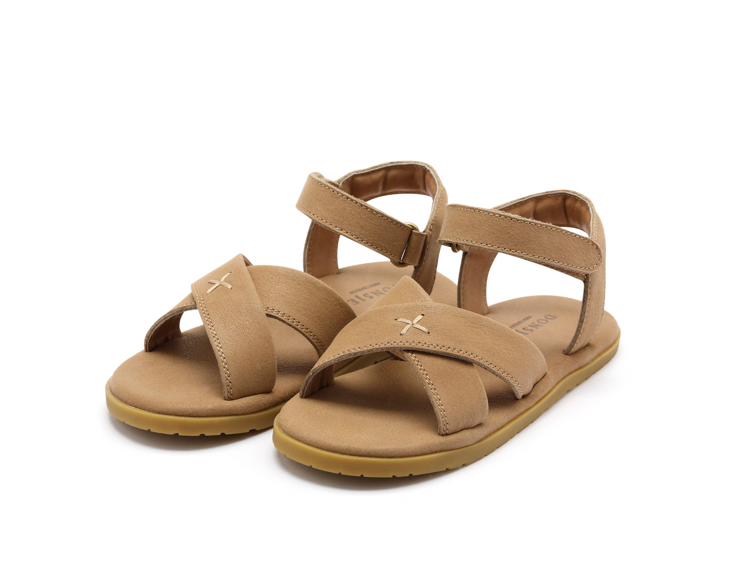 Donsje kids shoes otis taupe leather