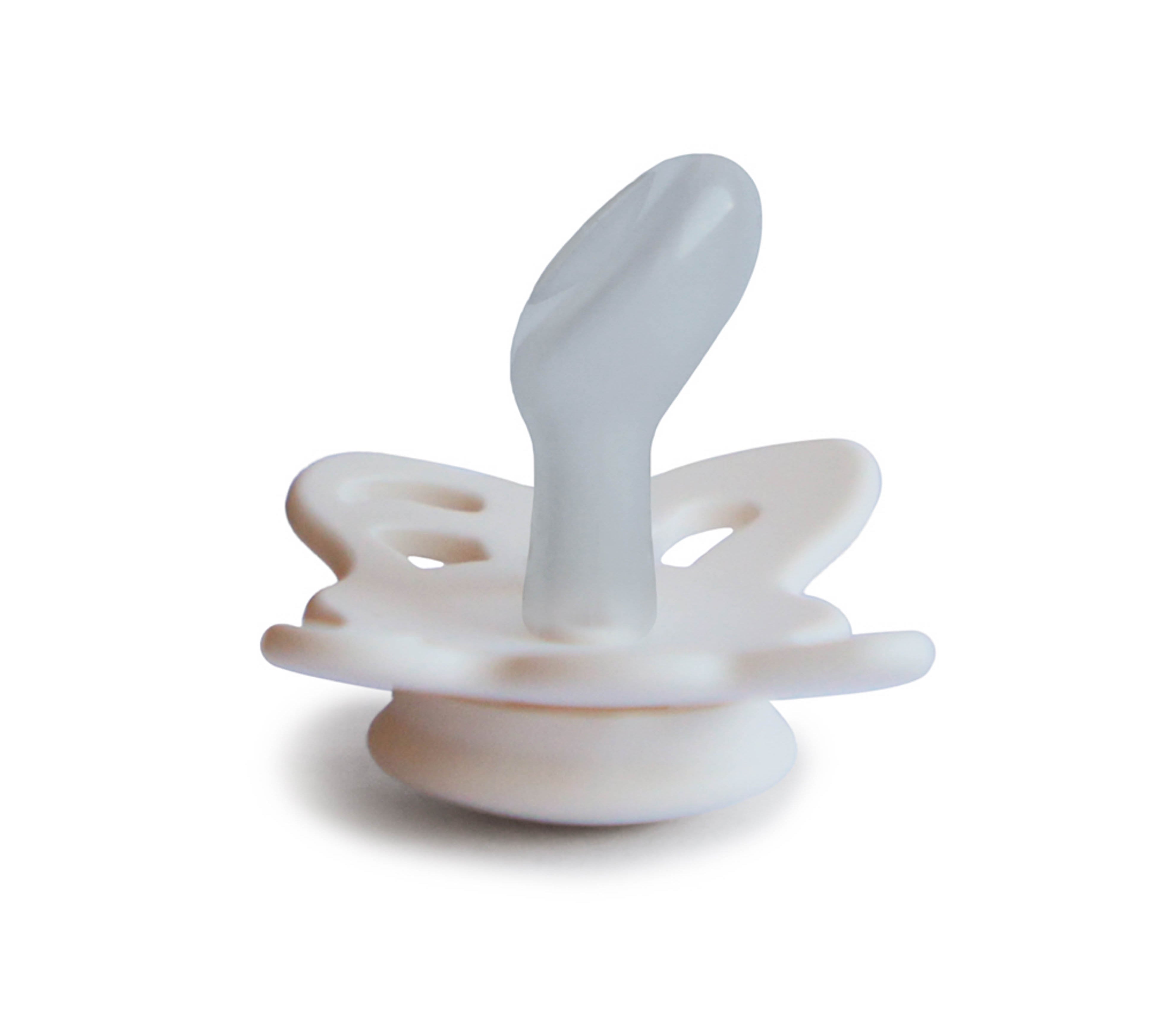 Frigg | Butterfly Anatomical Silicone Baby Pacifier - Cream