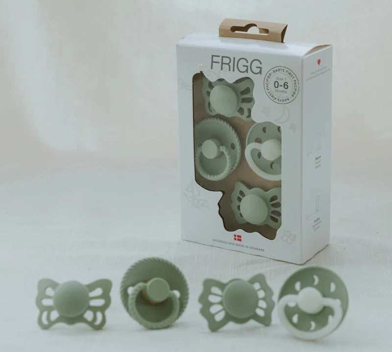 Frigg | Baby Pacifier Moonlight Sailing (4pack) - Sage