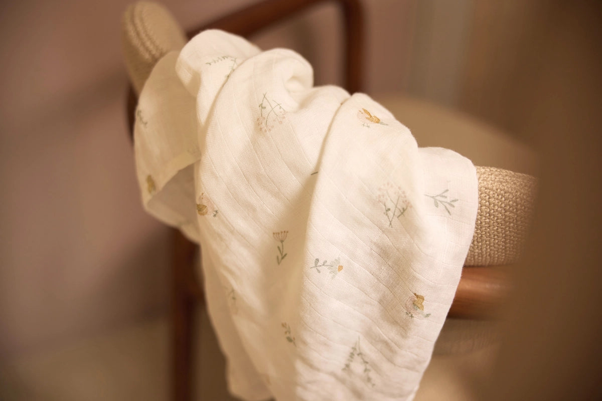 Jollein | Swaddle Muslin 115cm - Lovely Birds (2pack)