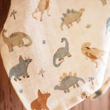 Jollein | Muslin Cloth 70cm - Roarsome (3pack)