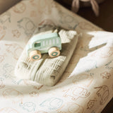 Jollein | Changing Mat Cover Jersey 50x70cm - Elephant Tales