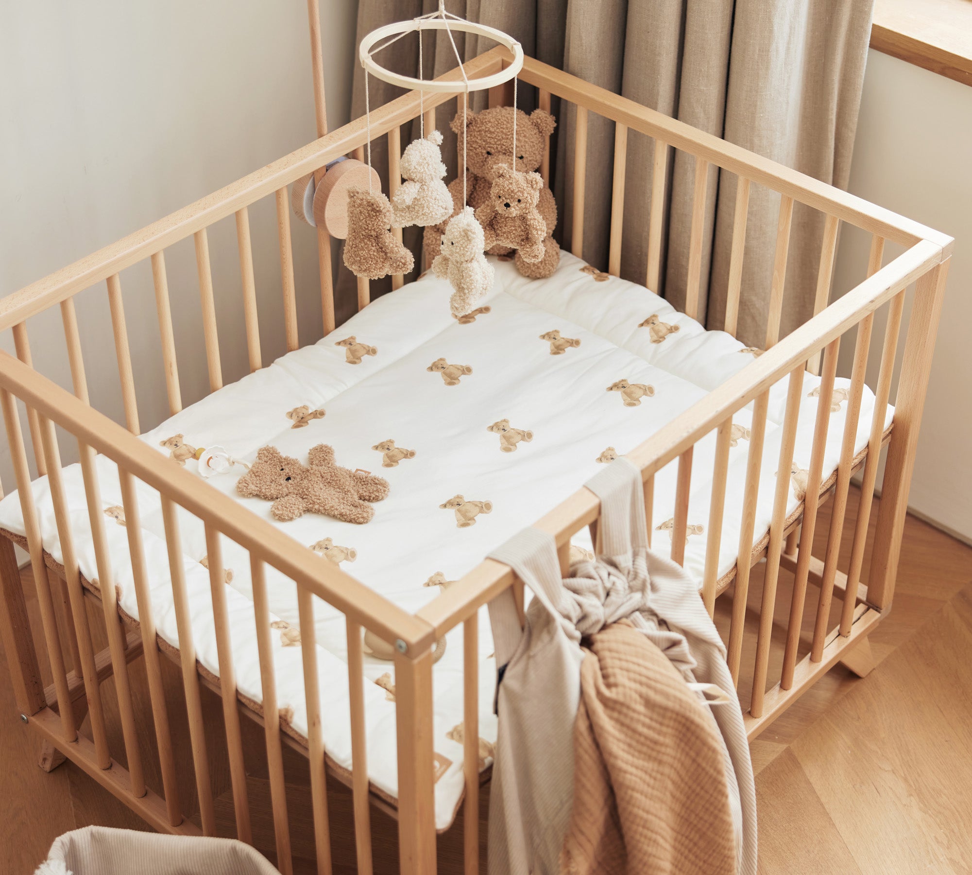 Jollein baby mobile teddy bear natural and biscuit