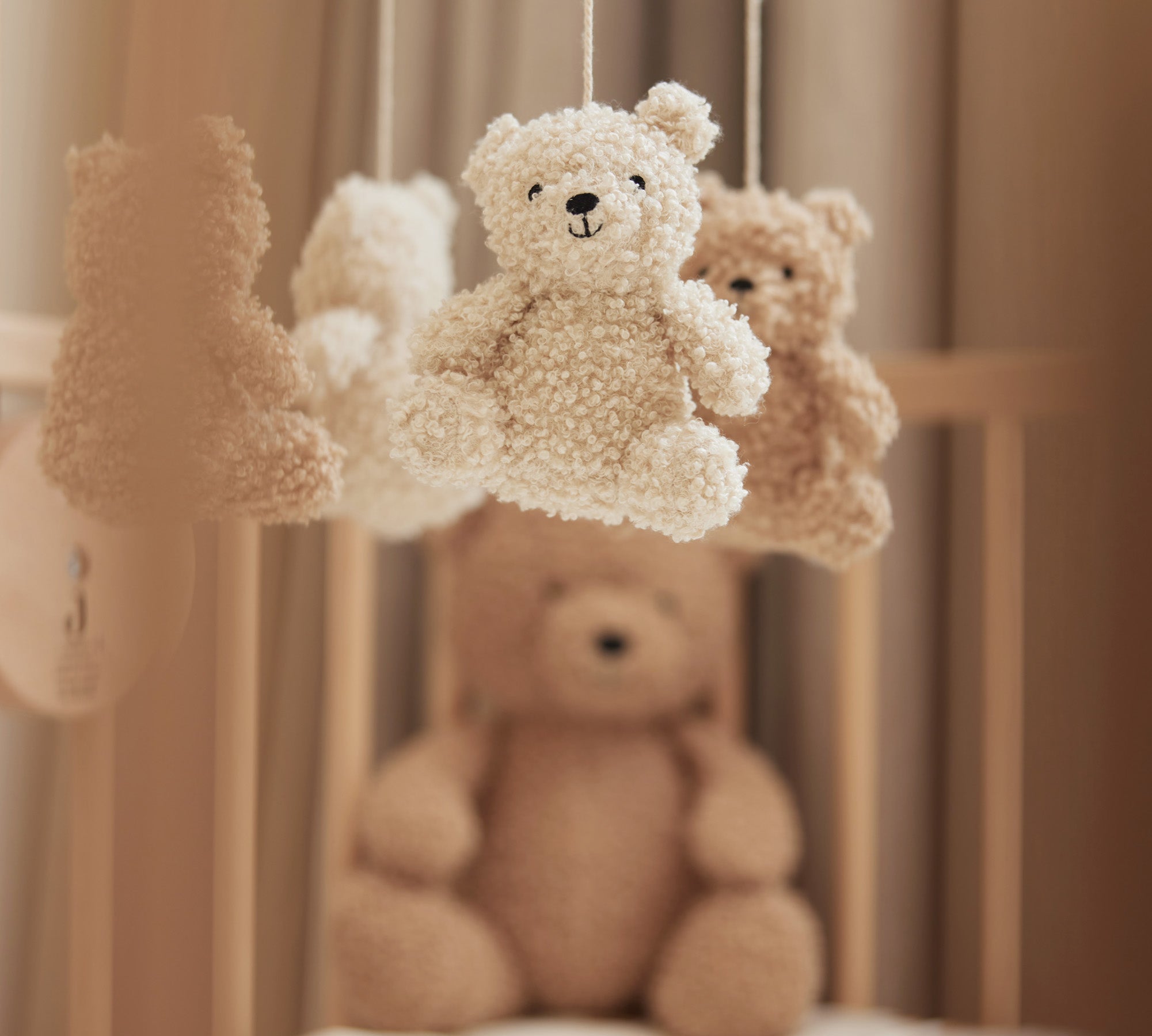 Jollein baby mobile teddy bear natural and biscuit