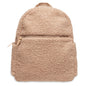 Jollein diaper bag backpack in boucle biscuit