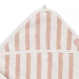 Jollein | Bath Cape Stripe - Wild Rose