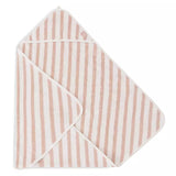 Jollein | Bath Cape Stripe - Wild Rose