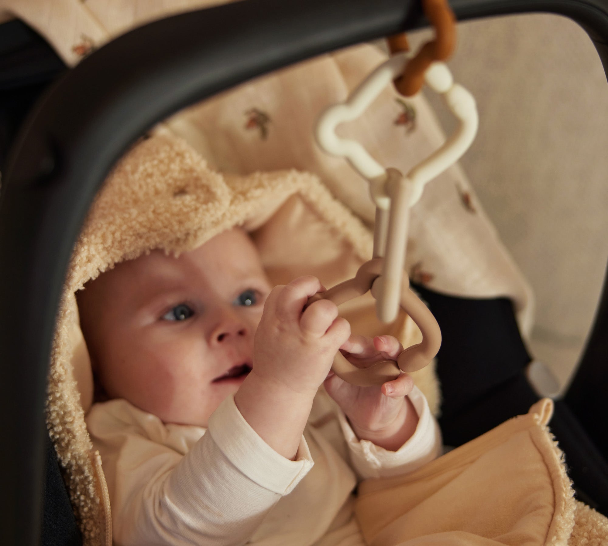 Jollein silicon loop rings teddy bear