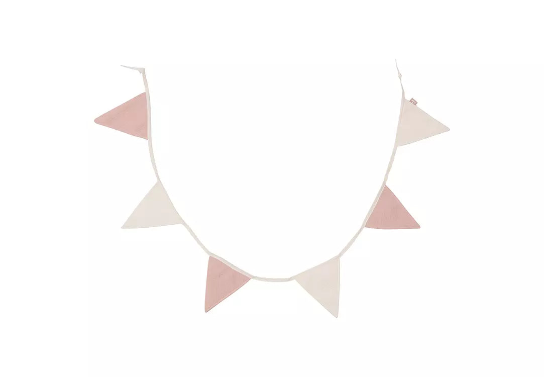 Jollein Fabric Bunting Wild Rose/Ivory