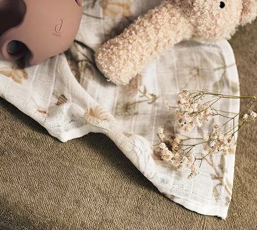 Jollein Muslin Cloth 70cm - Dreamy Mouse (2-pack) with other baby items