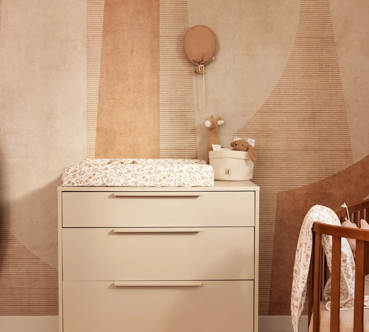 Jollein | Changing Mat Cover Jersey 50x70cm - Leafy Dreams