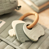 Jollein | Silicone Teething Ring Keychain - On The Go