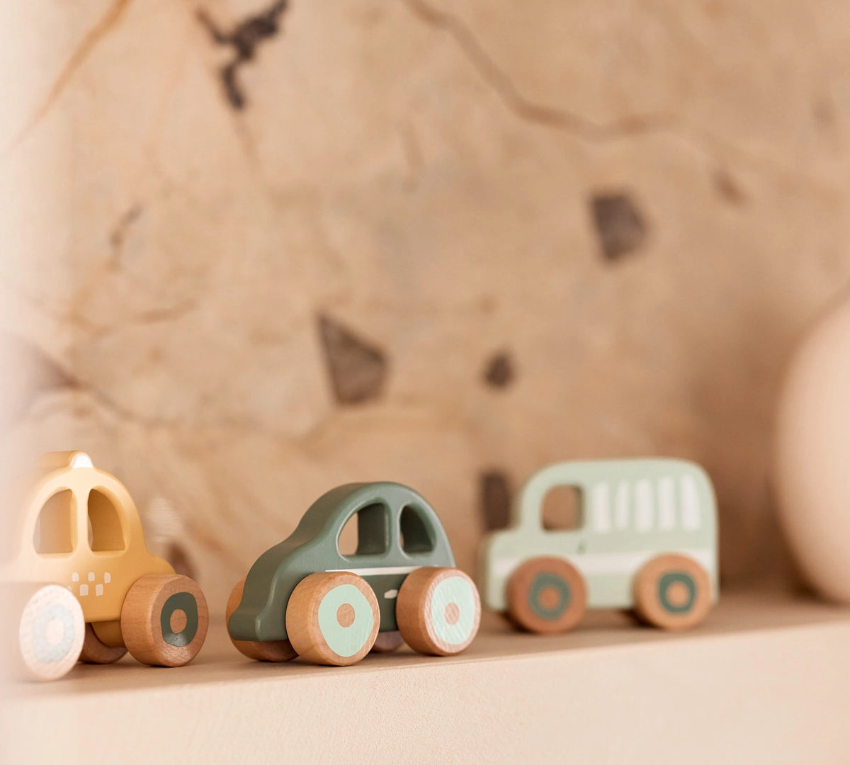 Jollein | Wooden Cars (3pack)