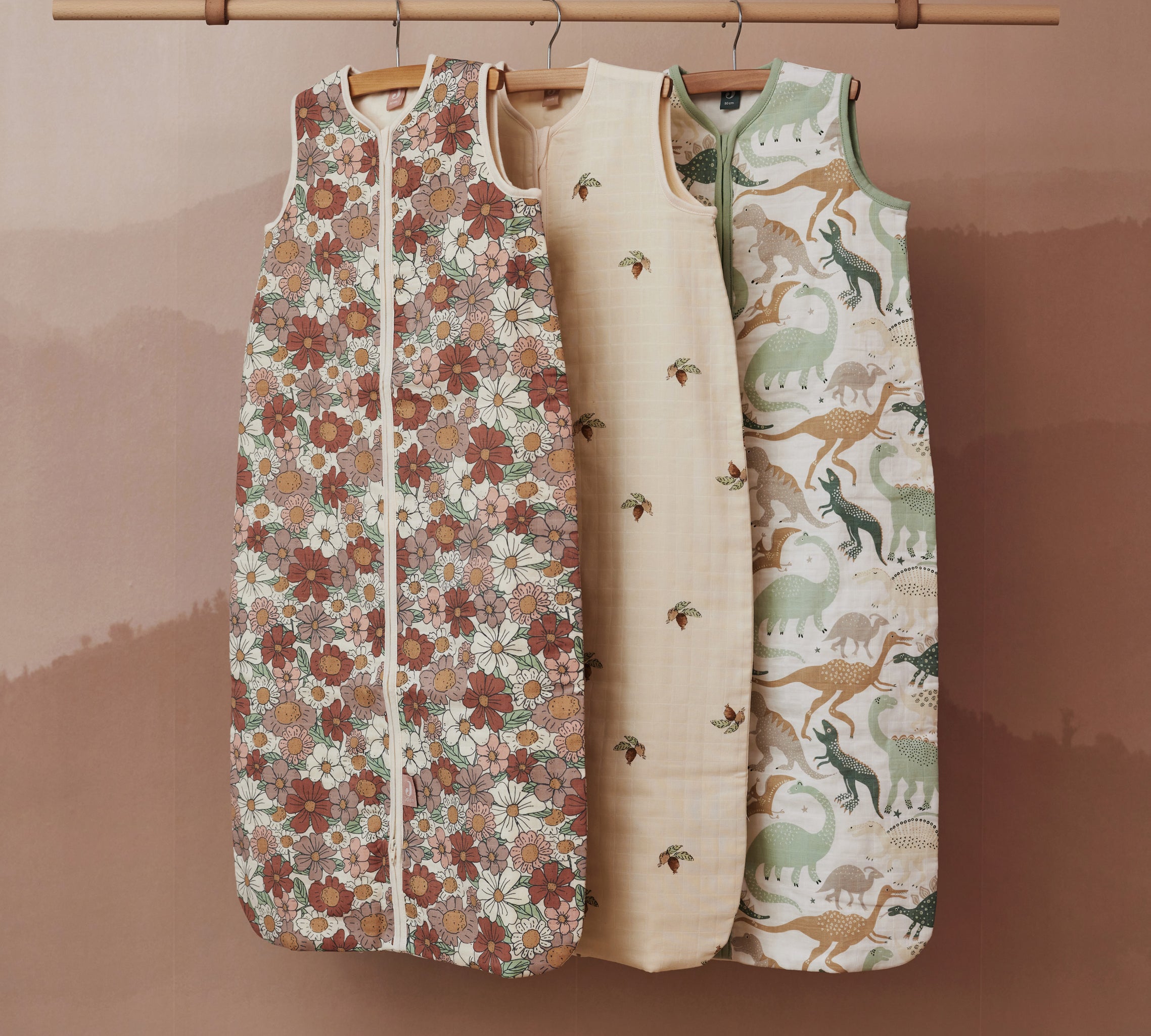 Jollein sleeping bag muslin blossom print