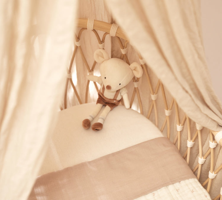 Jollein Canopy in Nougat closeup