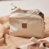 Jollein Pouch Twill - Natural filled with items