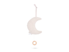 Jollein Musical soft toy in moon shape and nougat color