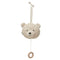 Jollein musical soft toy in teddy bear shape and naturel color