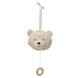 Jollein musical soft toy in teddy bear shape and naturel color