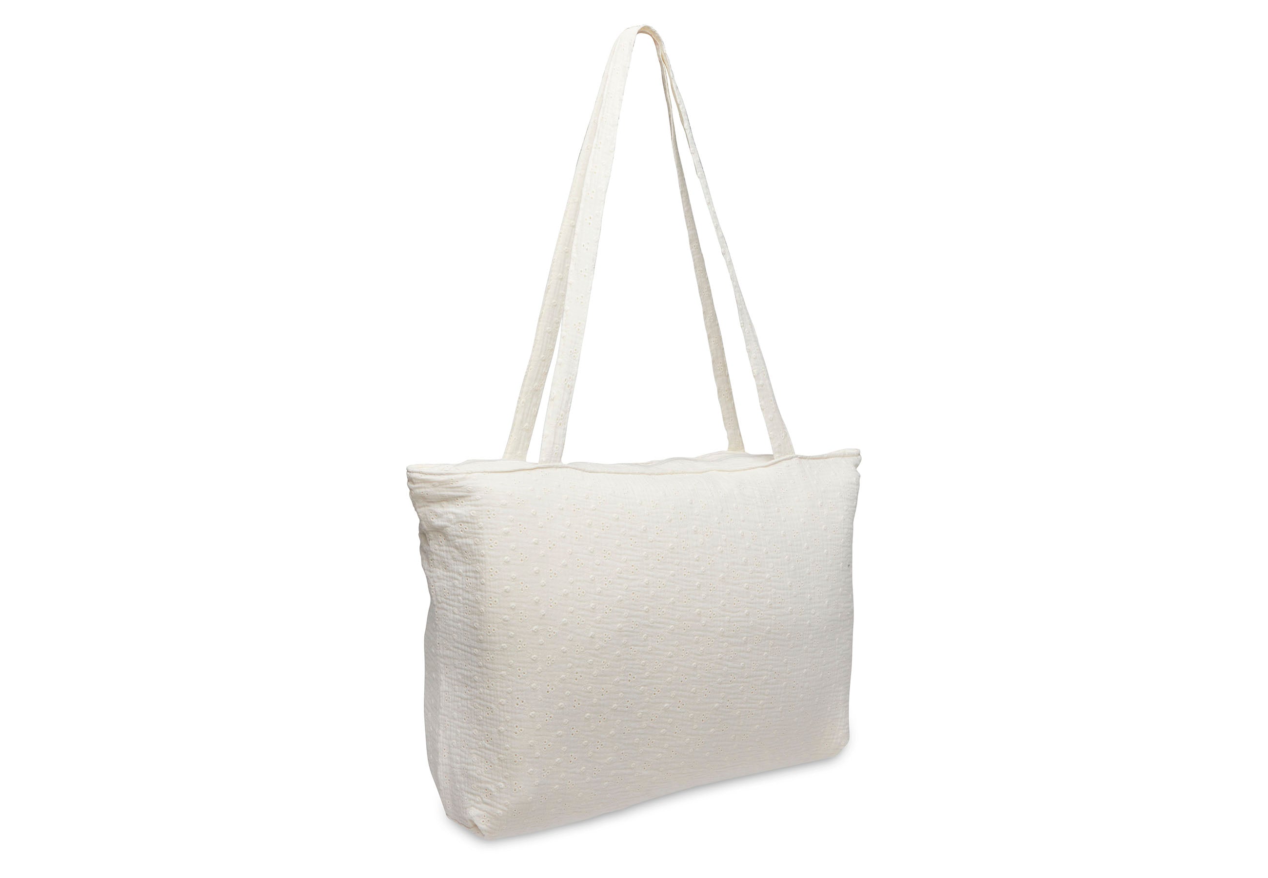 Jollein | Diaper Bag Shopper Embroidery - Ivory