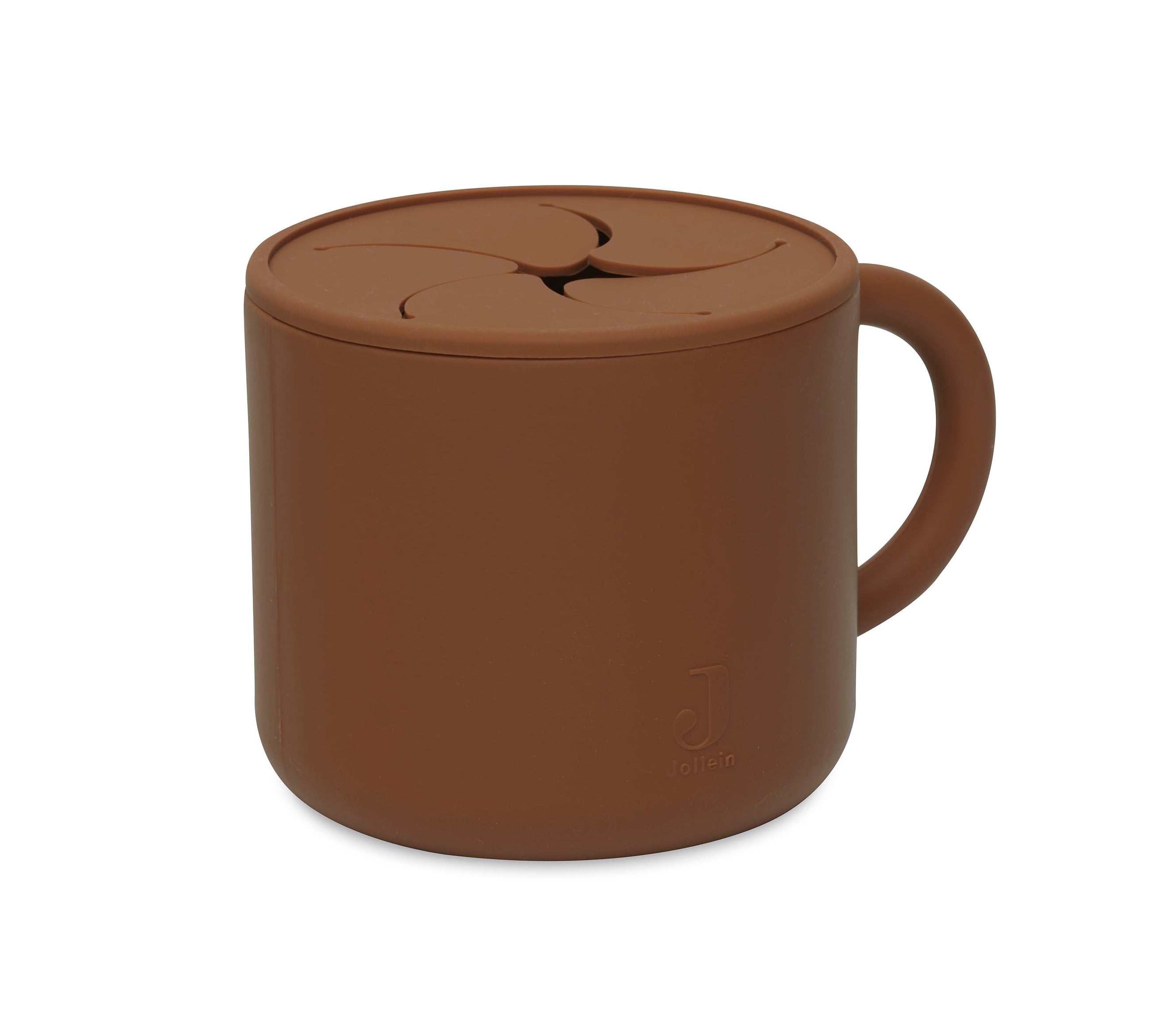 jollein silicone snack cup caramel