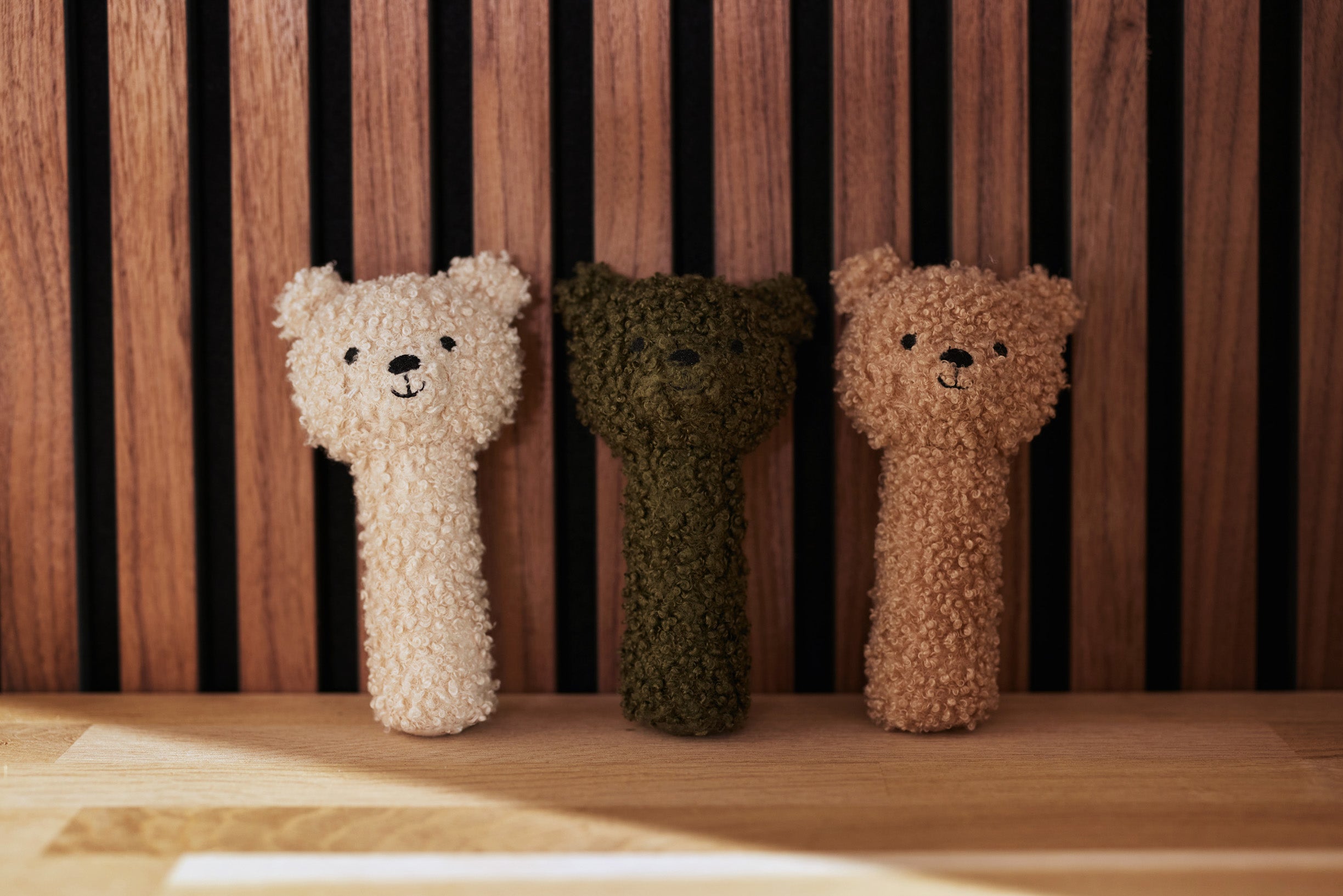 Jollein | Rattle Teddy Bear - Natural