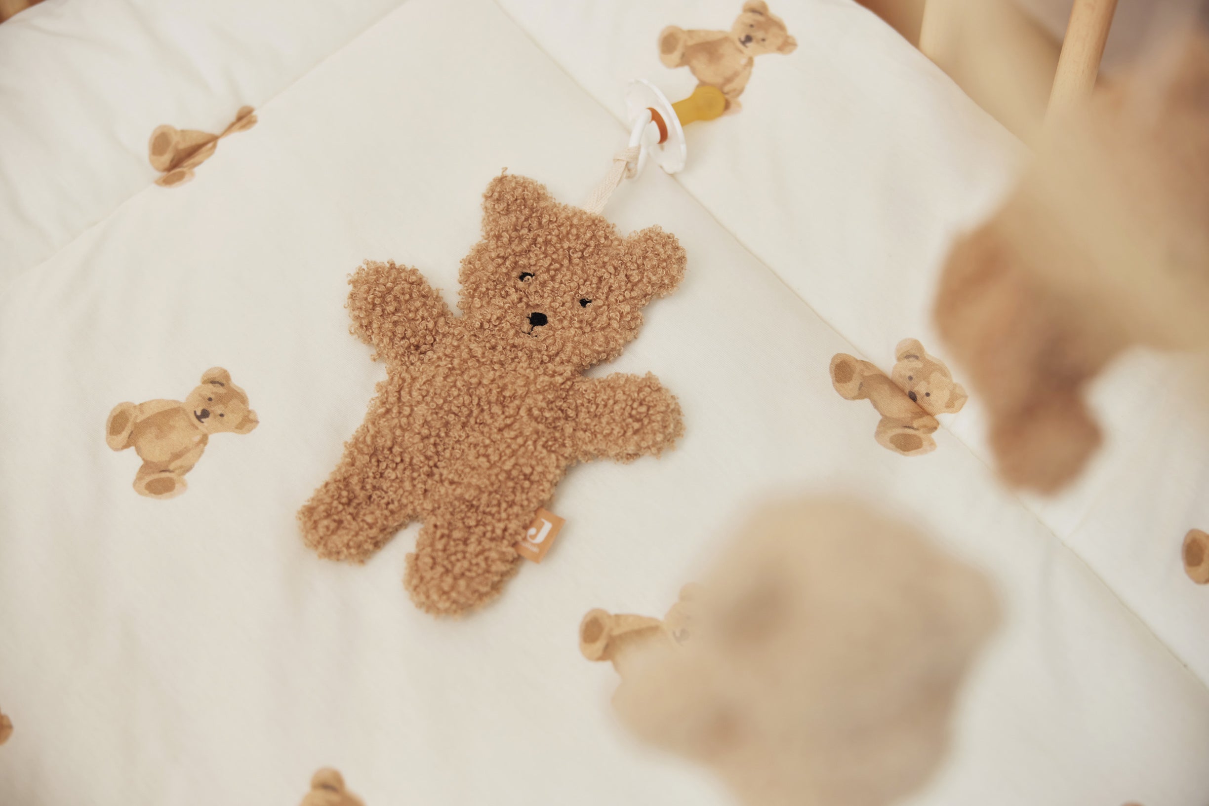 Jollein | Pacifier Cloth Teddy Bear - Biscuit
