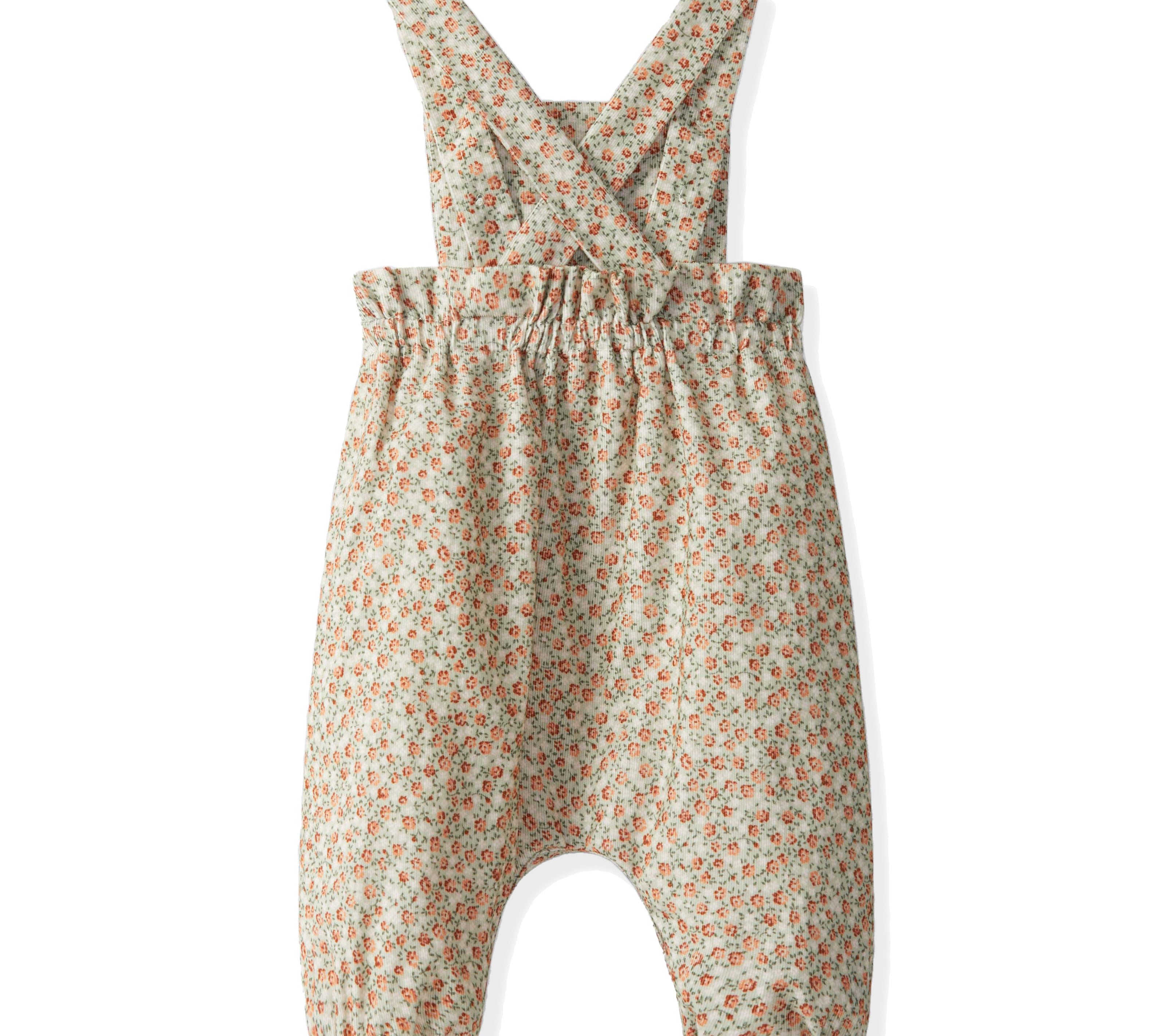 Larnjinha dungarees in flower print