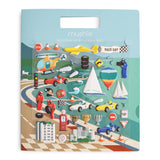 Mushie | Toy Reusable Sticker Set - Race Cars