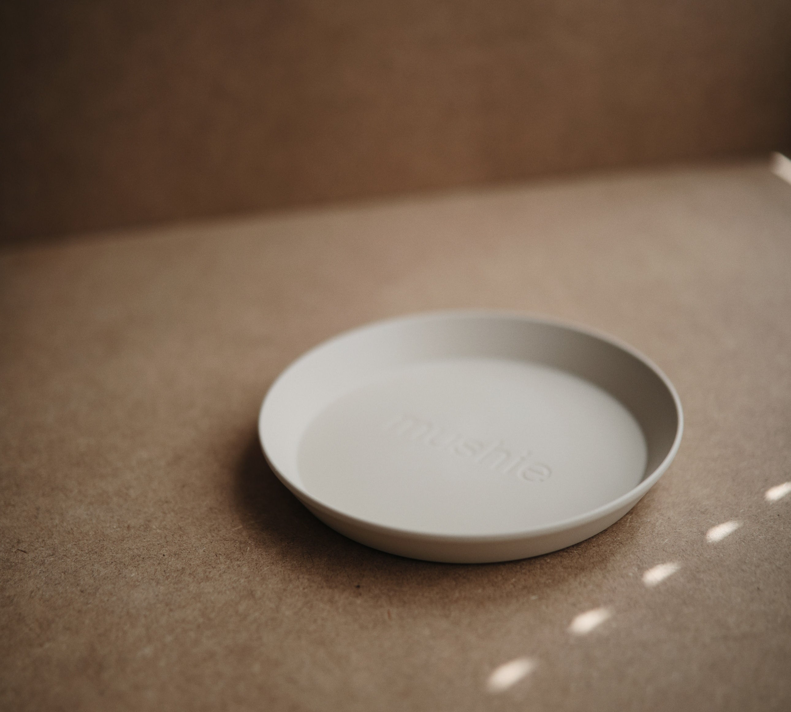 Mushie | Dinner Plate Round - Vanilla (2pack)