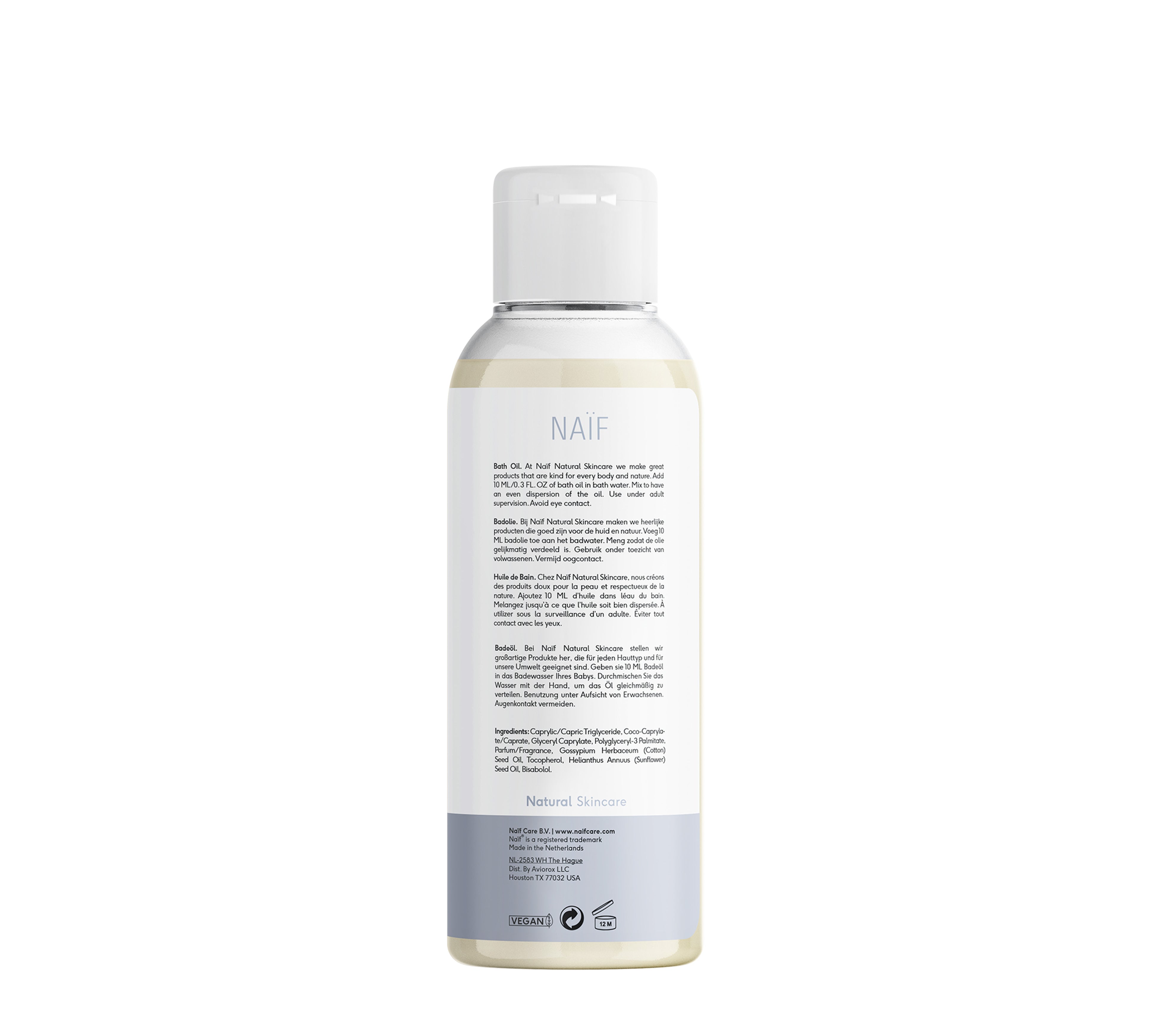 Naif milky bath oil