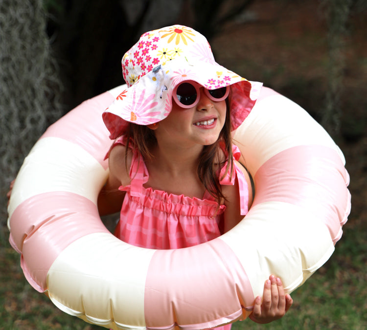 Pepita & Me Picnic hat garden pink