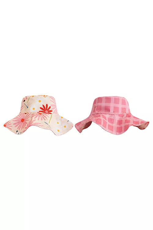 Pepita & Me Picnic hat garden pink